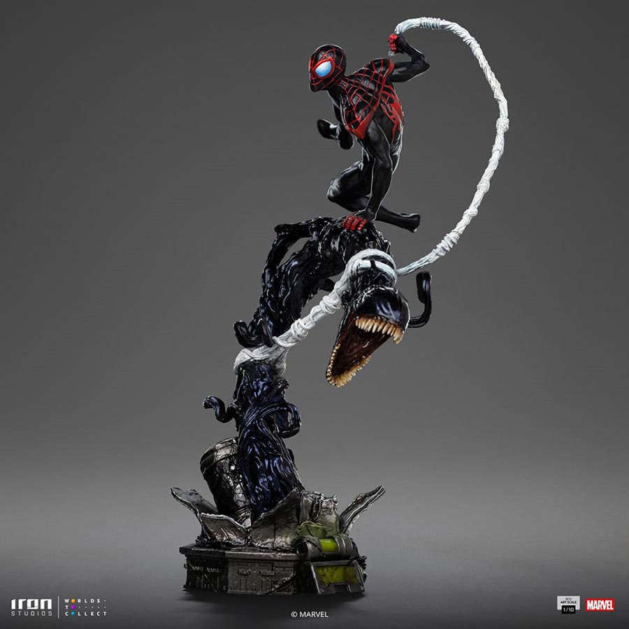 Miles Morales Spider-Man vs Villains Battle Diorama Series 1/10 Art Scale Limited Edition Statue