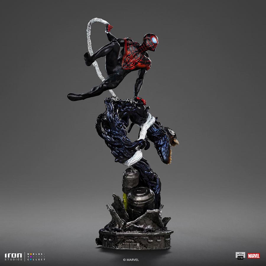 Miles Morales Spider-Man vs Villains Battle Diorama Series 1/10 Art Scale Limited Edition Statue