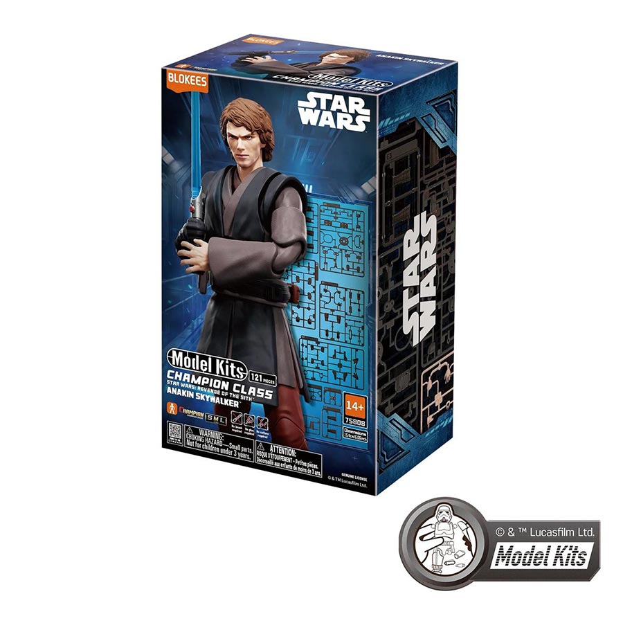 Star Wars Revenge Of The Sith Anakin Skywalker Champion Class 08 Model Kit