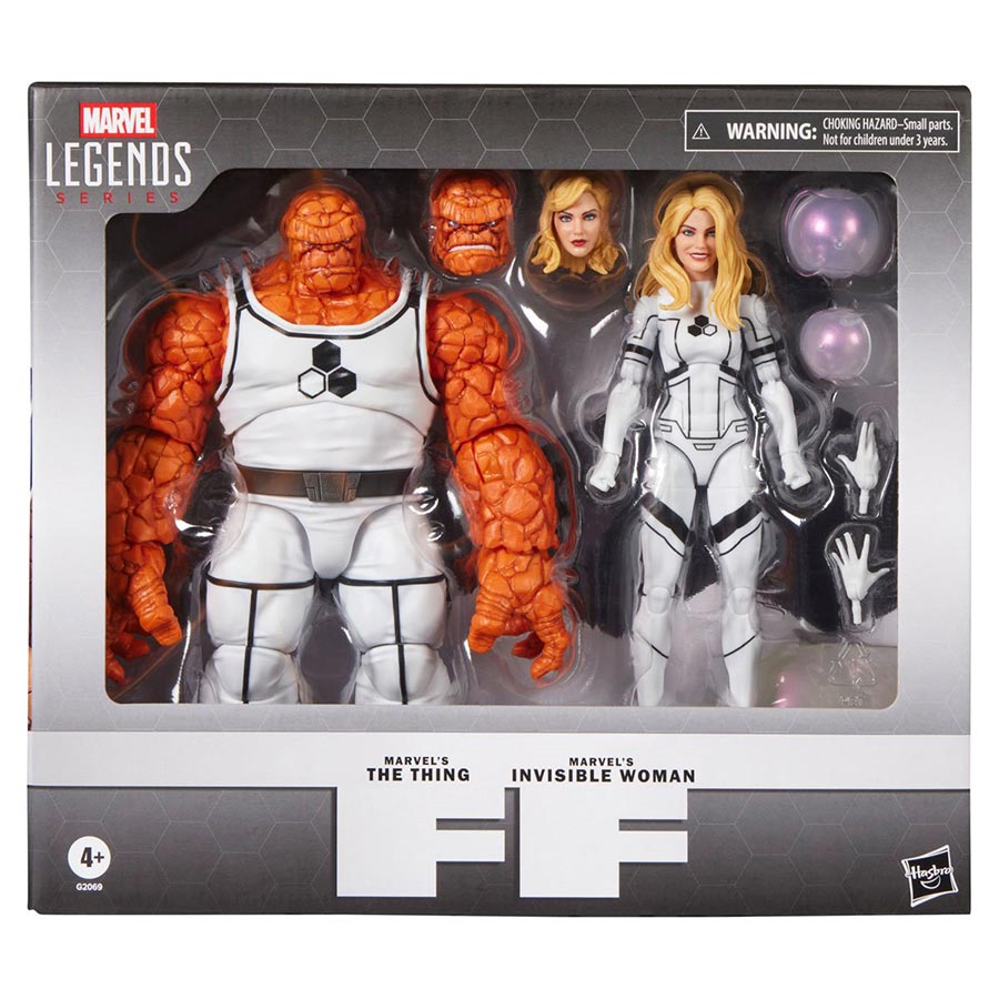 Marvel Legends Series Future Foundation The Thing & Invisible Woman 6-Inch Action Figure