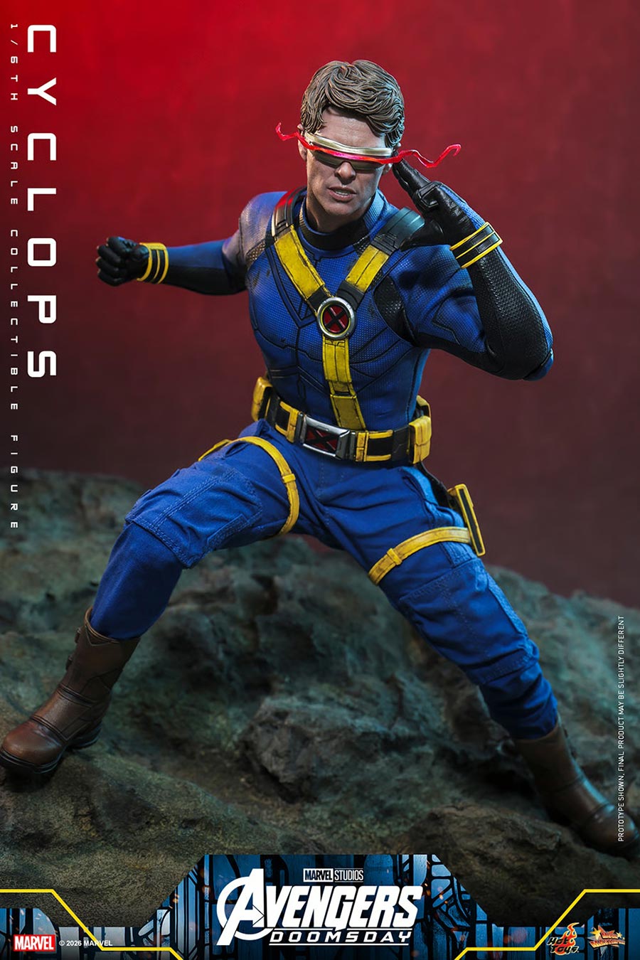 Marvel Avengers Doomsday Cyclops Sixth Scale Figure 