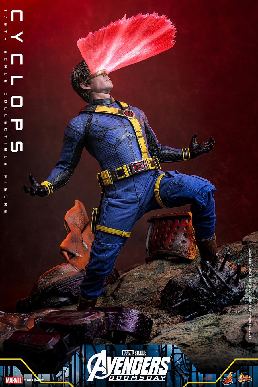 Marvel Avengers Doomsday Cyclops Sixth Scale Figure 
