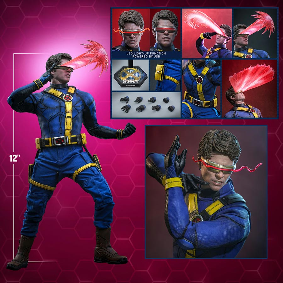Marvel Avengers Doomsday Cyclops Sixth Scale Figure 