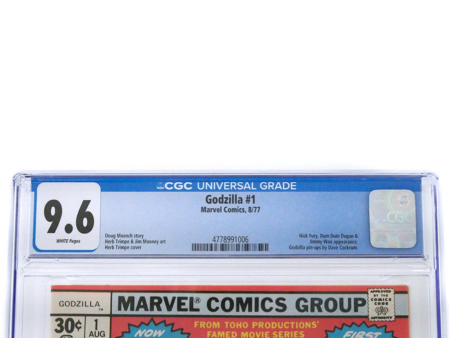 Godzilla King Of The Monsters #1 Cover I Regular 30-Cent Edition CGC 9.6