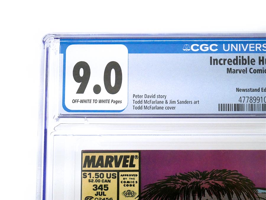 Incredible Hulk #345 Cover D CGC 9.0