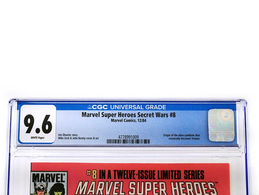 Marvel Super-Heroes Secret Wars #8 Cover R CGC 9.6