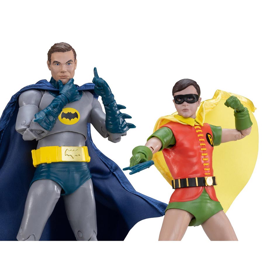 DC Multiverse Batman And Robin Batman Classic TV Series McFarlane Collector Edition #5 7-Inch 2-Pack Action Figure
