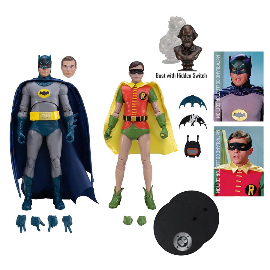 DC Multiverse Batman And Robin Batman Classic TV Series McFarlane Collector Edition #5 7-Inch 2-Pack Action Figure