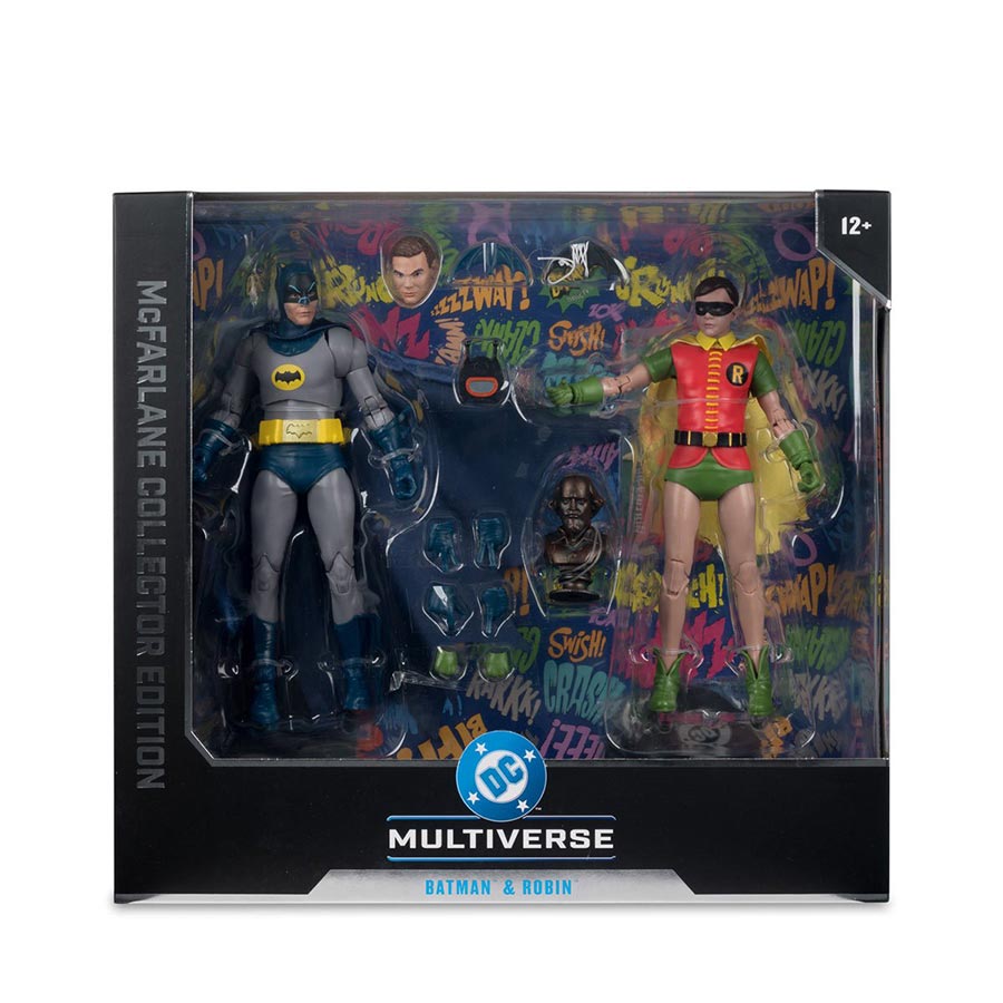 DC Multiverse Batman And Robin Batman Classic TV Series McFarlane Collector Edition #5 7-Inch 2-Pack Action Figure