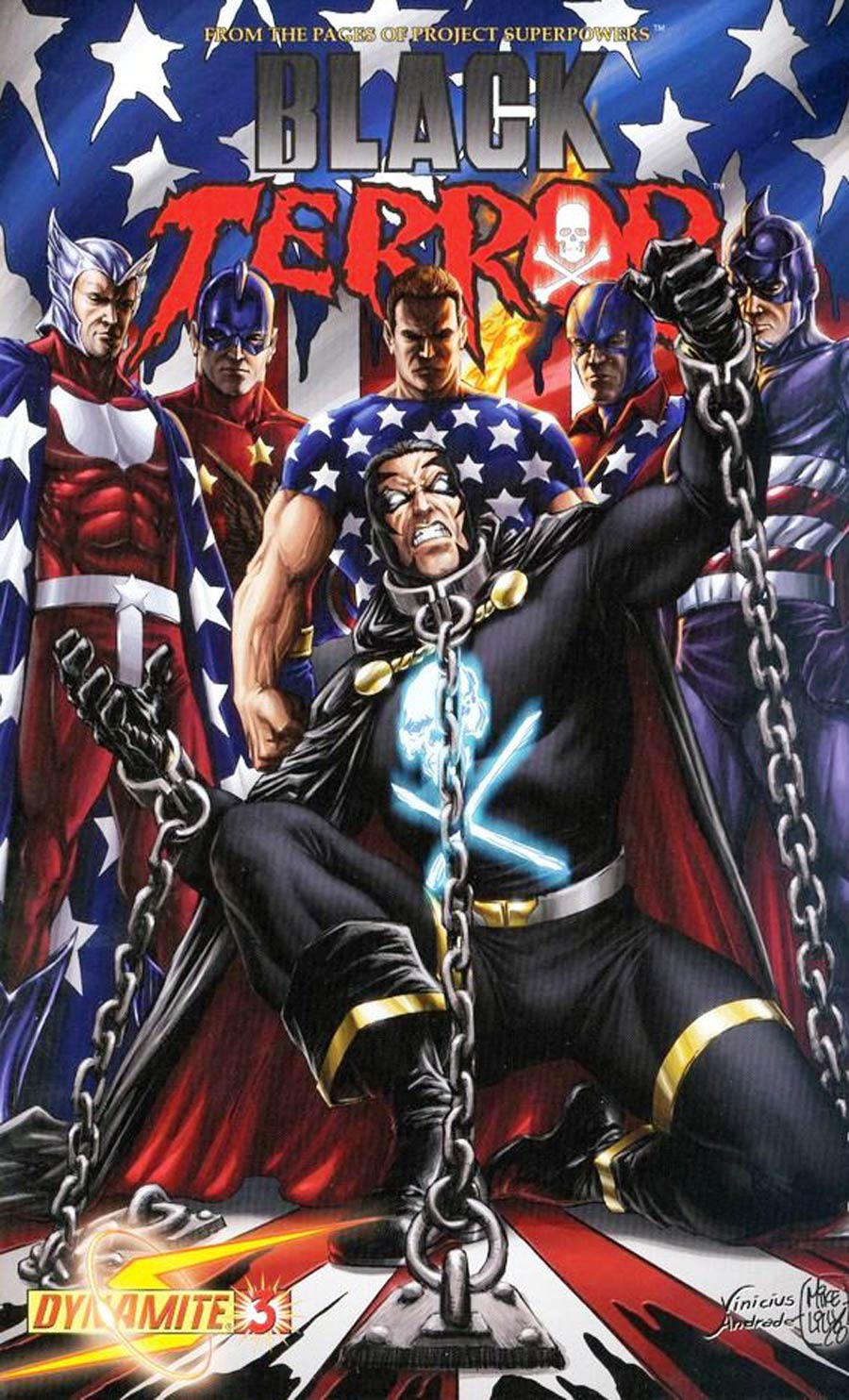 Black Terror Vol 3 #3 Cover B Regular Mike Lilly Cover