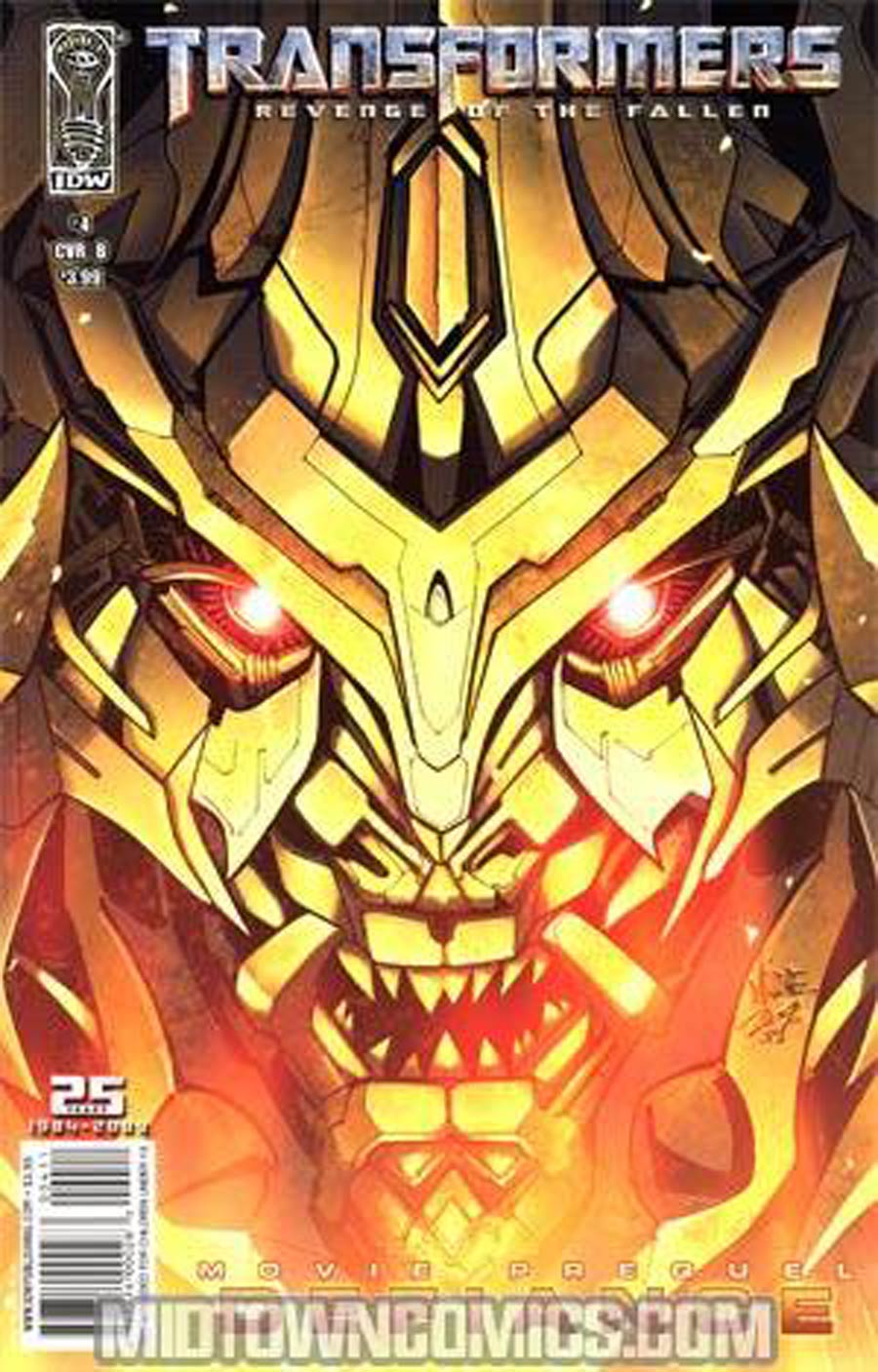 Transformers Revenge Of The Fallen Movie Prequel Defiance #4 Cover B