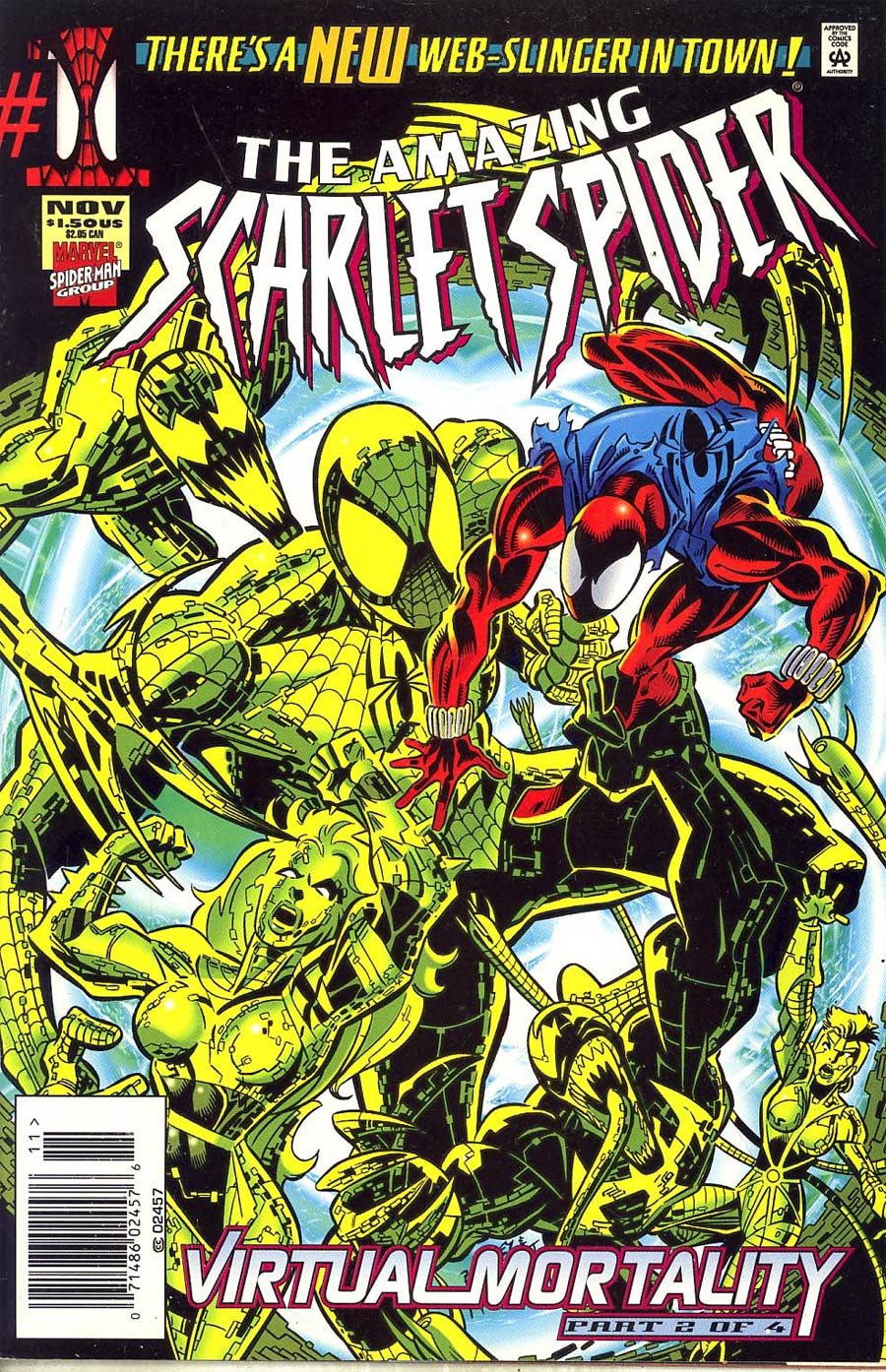 Amazing Scarlet Spider #1 Cover B Newsstand Edition 