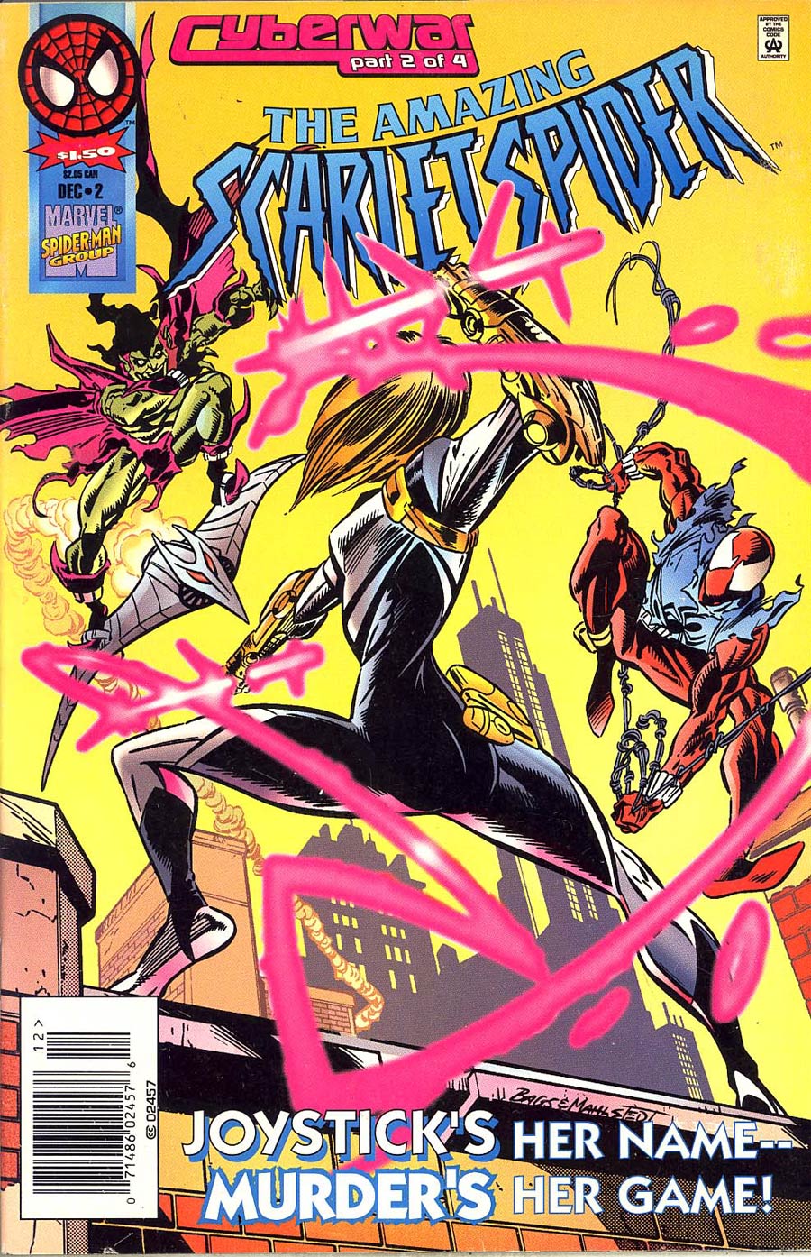 Amazing Scarlet Spider #2 Cover B Newsstand Edition 