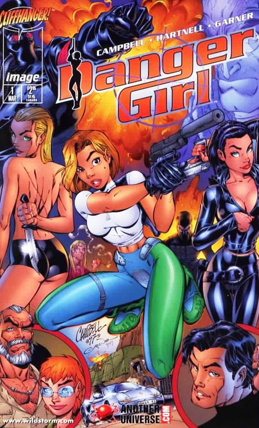 Danger Girl #1 Cover D Another Universe Variant Cover