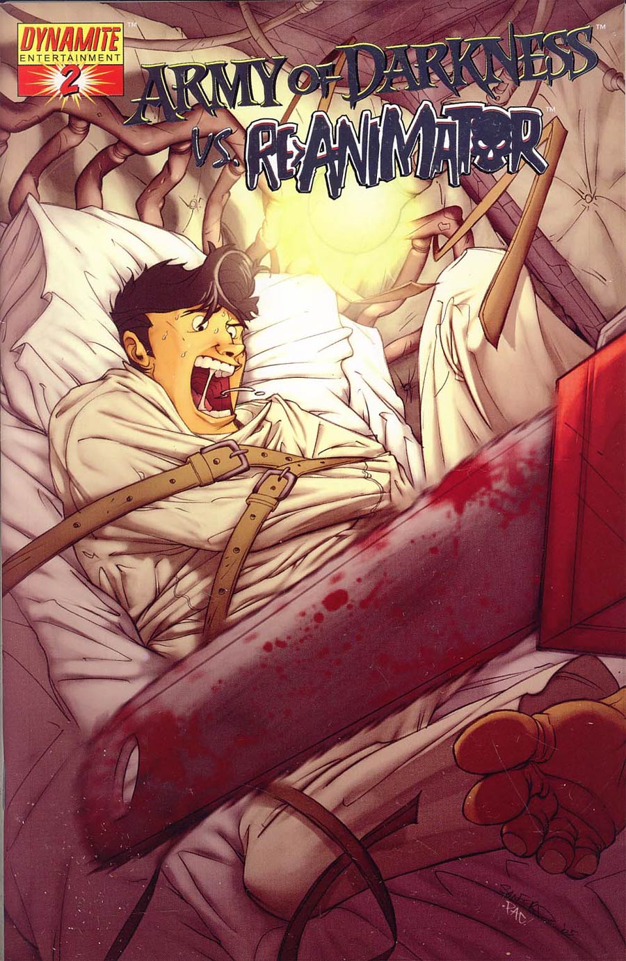 Army Of Darkness #2 (Vs Re-Animator) Cover E Incentive Sanford Greene Foil Cover