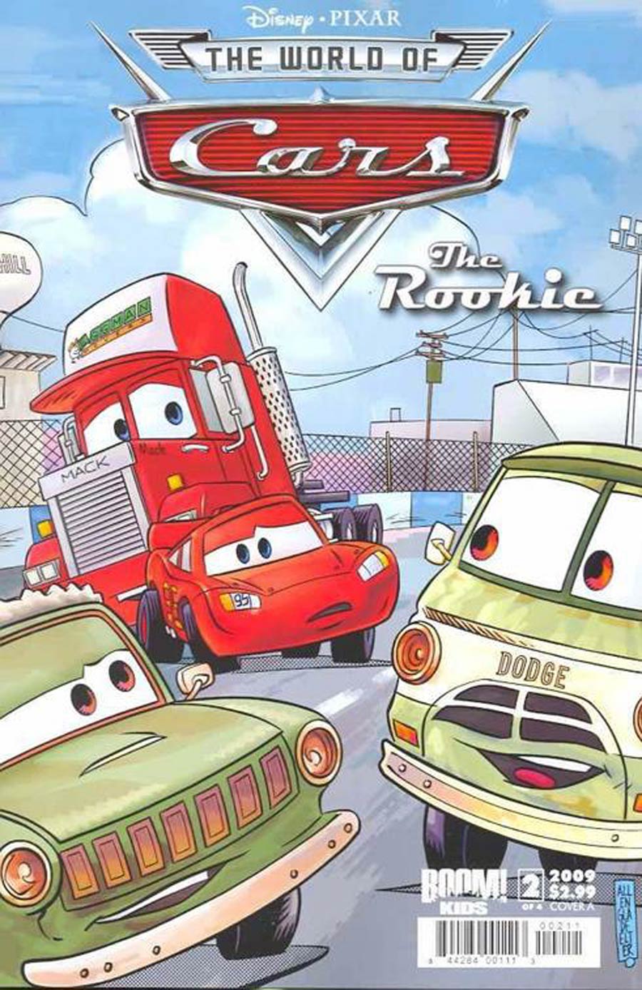 Disney Pixars World Of Cars The Rookie #2 Cover A