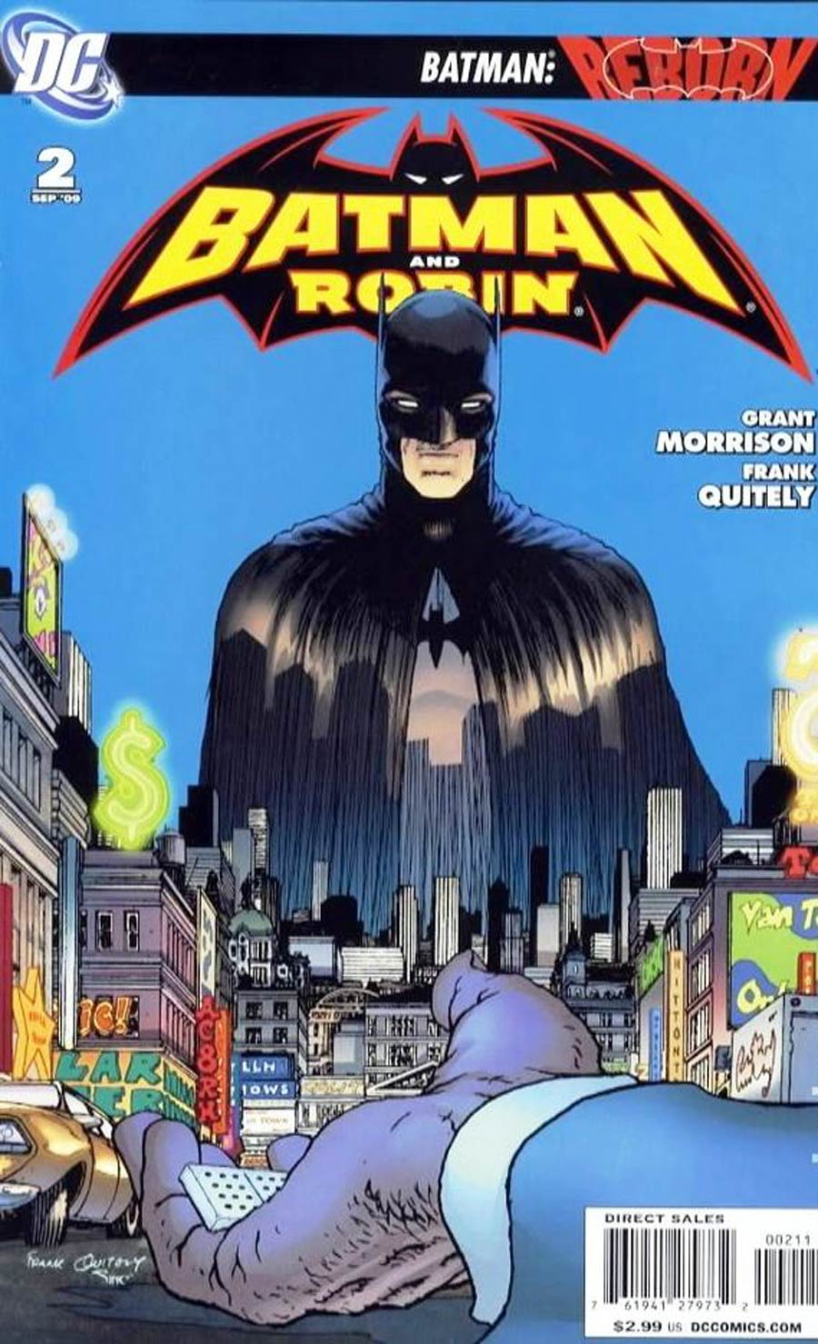 Batman And Robin #2 Cover A 1st Ptg Regular Frank Quitely Cover