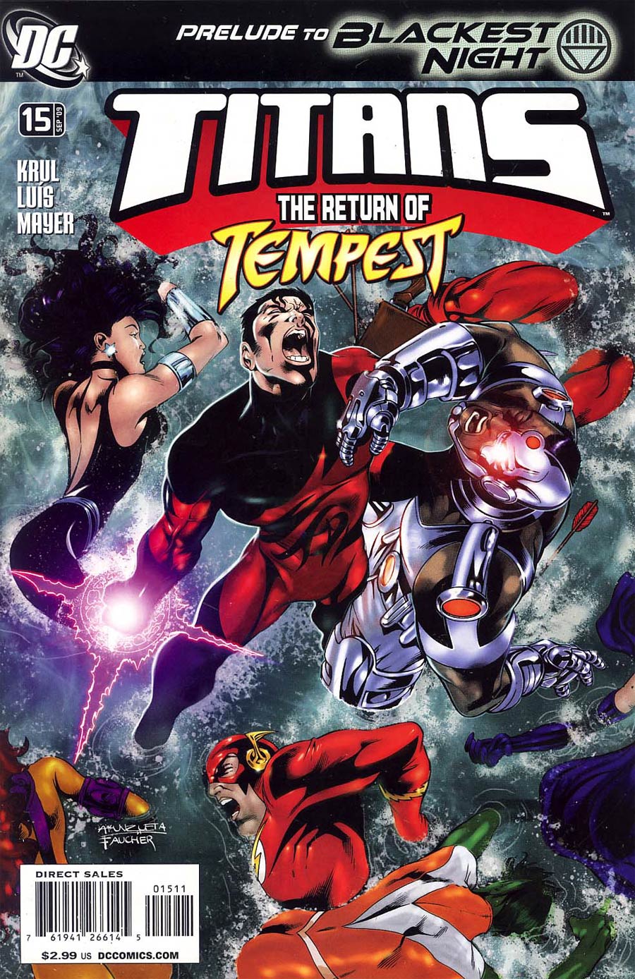 Titans Vol 2 #15 (Blackest Night Tie-In)