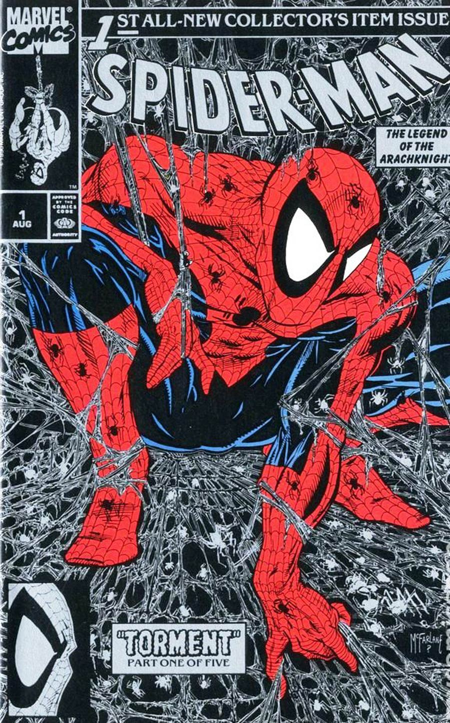 Spider-Man #1 Cover E Silver Edition No Bag