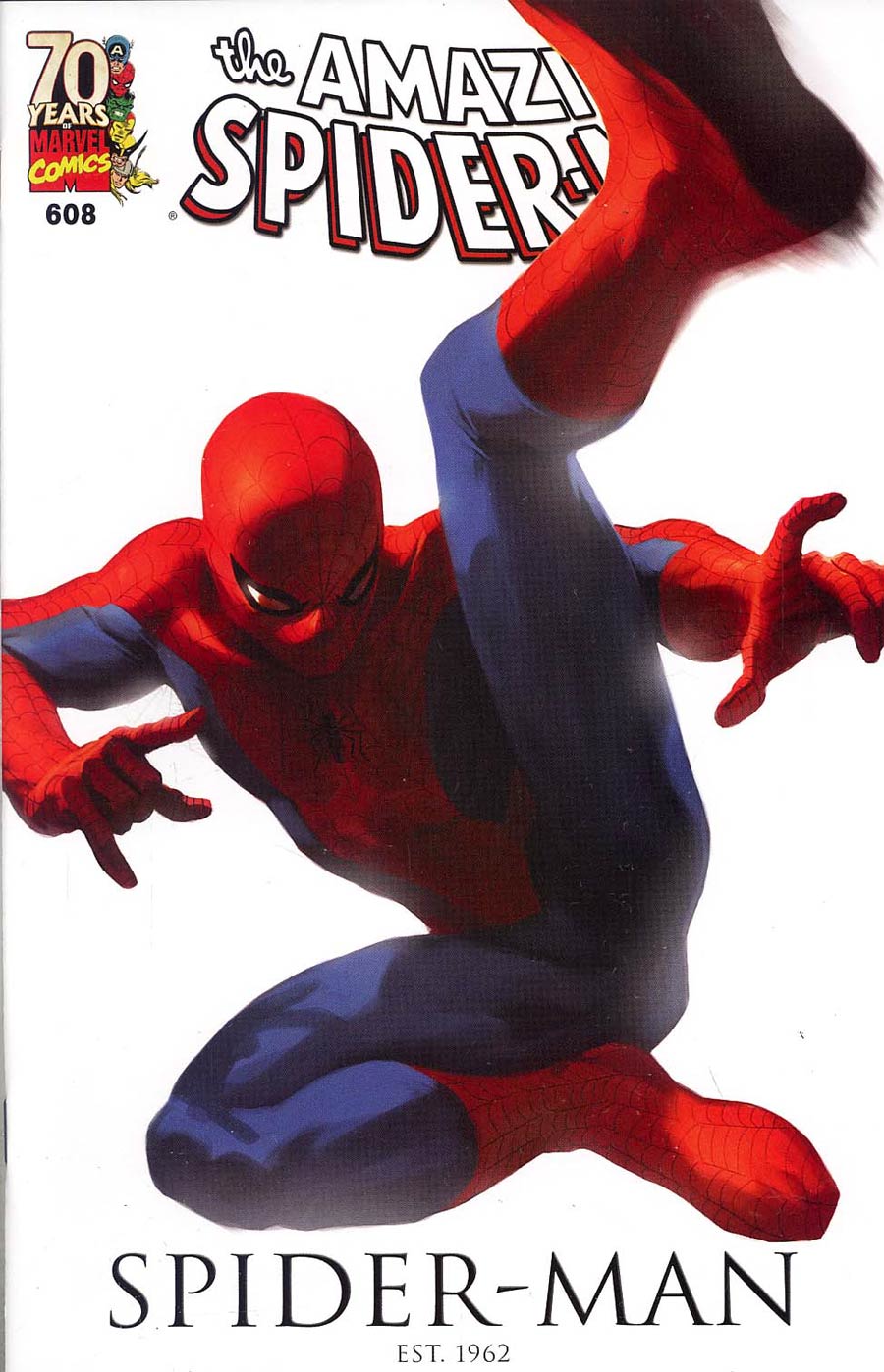 Amazing Spider-Man Vol 2 #608 Cover B 70th Anniversary Djurdjevic Variant Cover