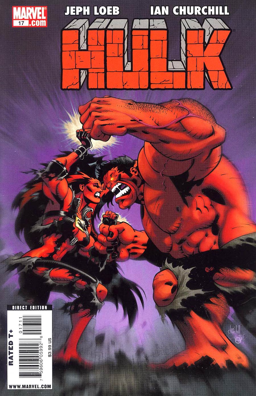 Hulk Vol 2 #17 Regular Ian Churchill Cover