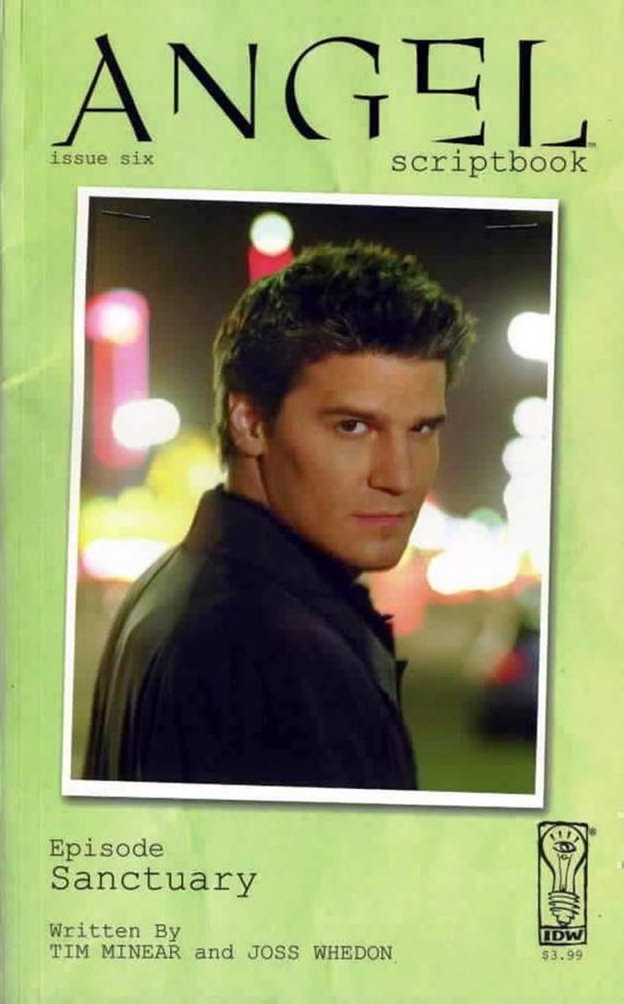 Angel Scriptbook #6 Cover B Regular Photo Cover