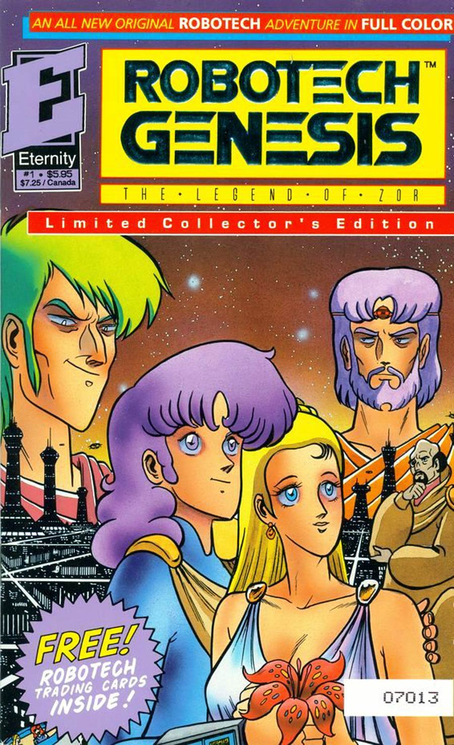 Robotech Genesis The Legend Of Zor #1 Cover C Limited Collectors Edition With Cards