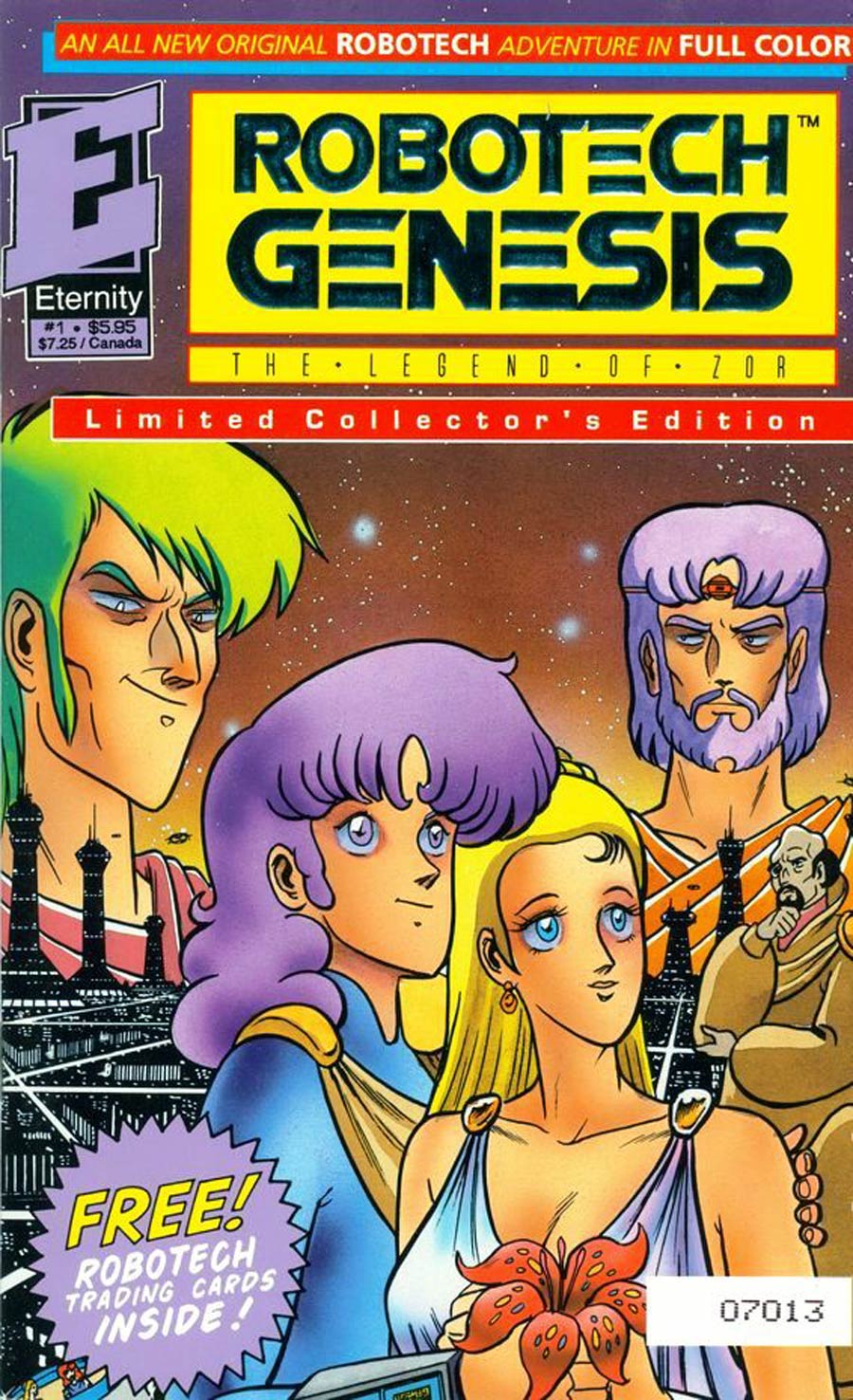 Robotech Genesis The Legend Of Zor #1 Cover D Limited Collectors Edition Without Cards