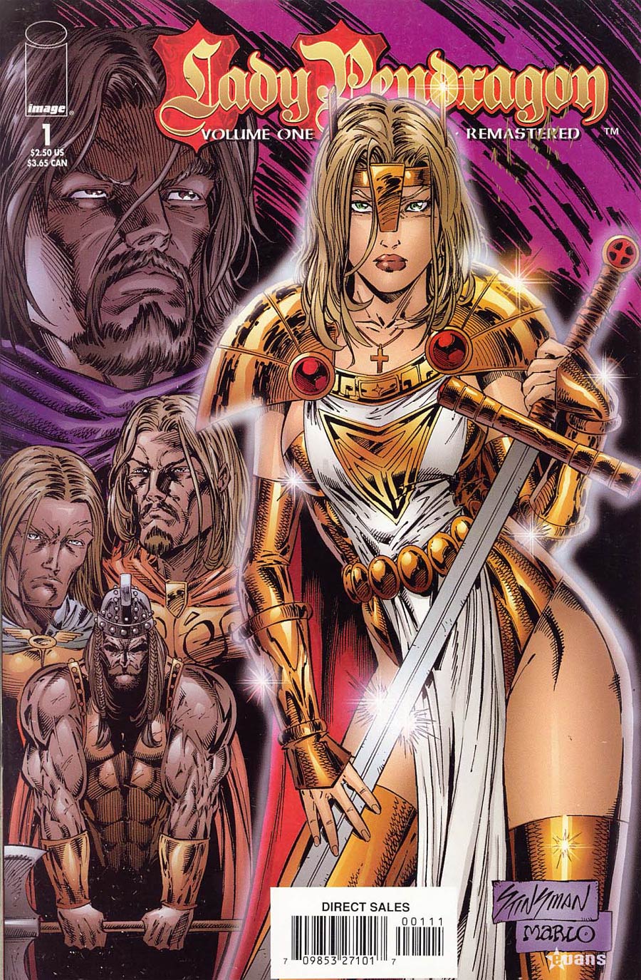 Lady Pendragon Vol 1 Remastered #1 Jonathan Stinsman Cover