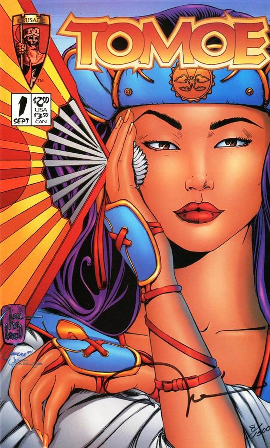 Shi The Way Of The Warrior #6 Cover D DF Signed By Billy Tucci With Certificate