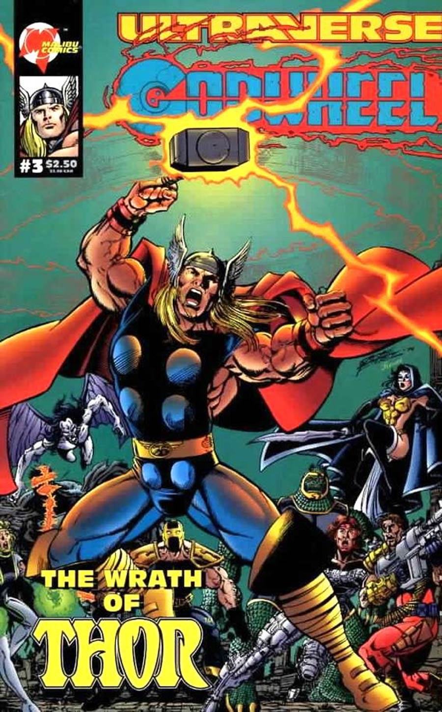 Godwheel #3 Cover B Thor Cover