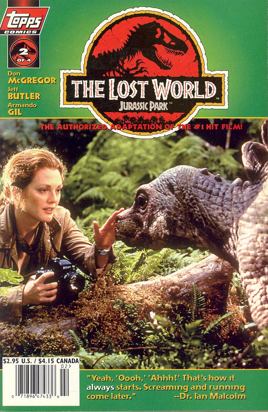 Lost World Jurassic Park #2 Cover B Photo Cover