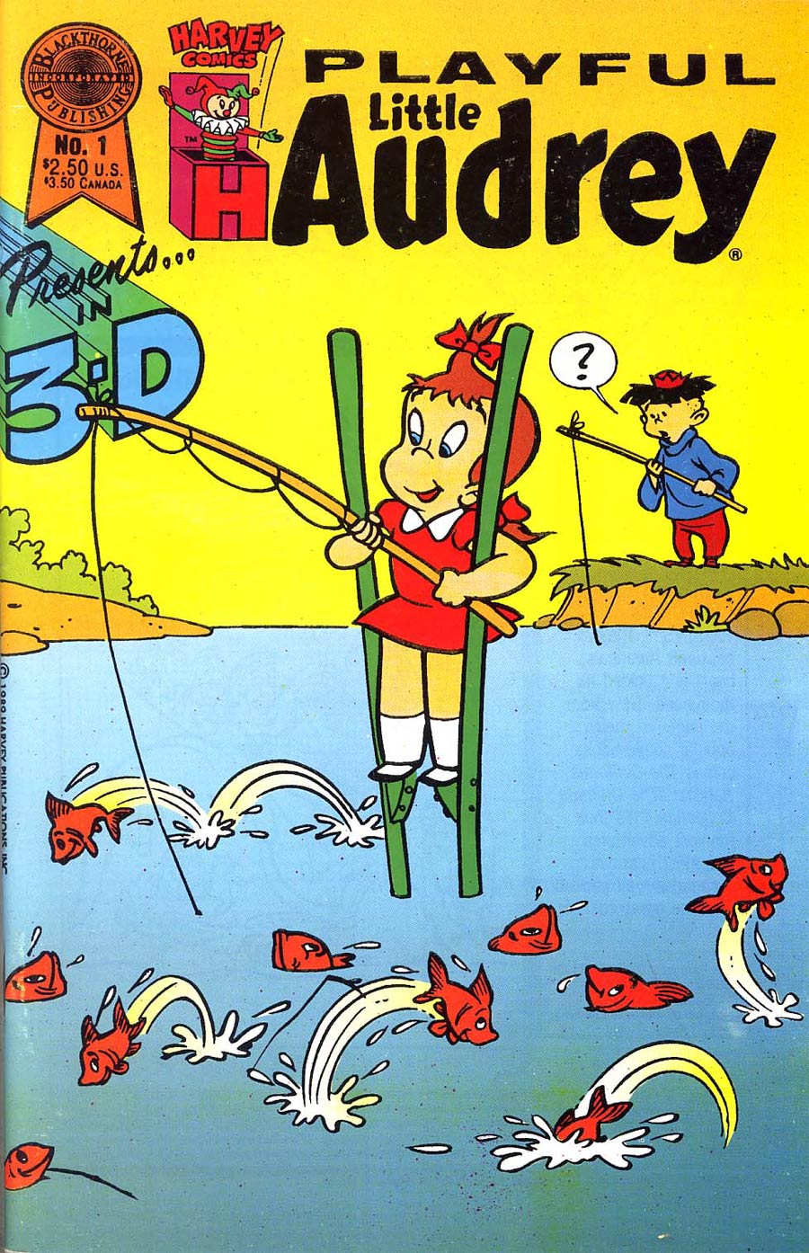 Blackthorne 3-D Series #66 Playful Little Audrey In 3-D #1 Without Glasses