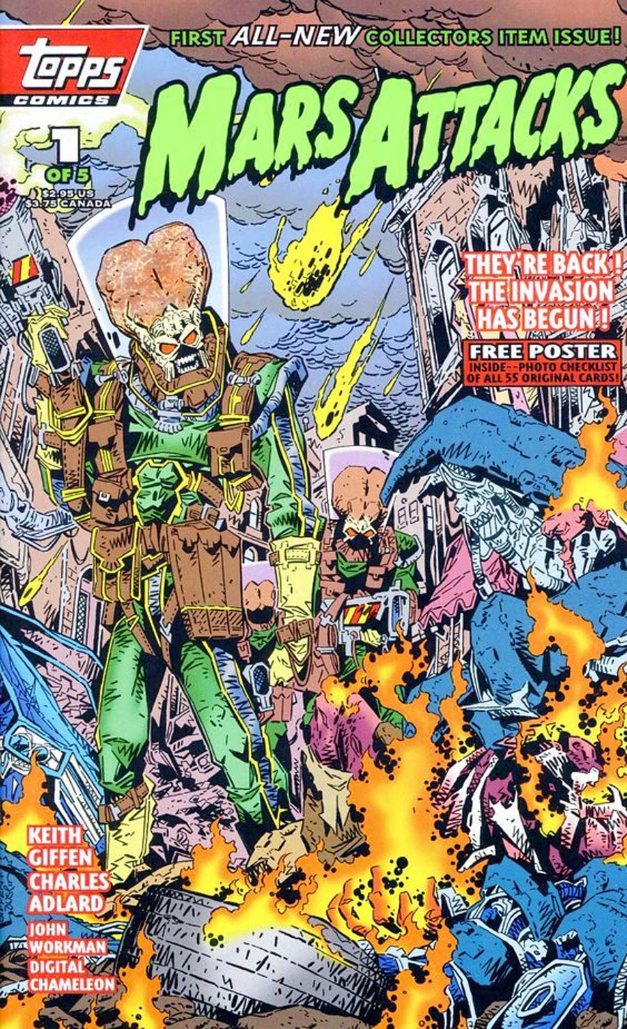 Mars Attacks #1 Cover B Without Poster
