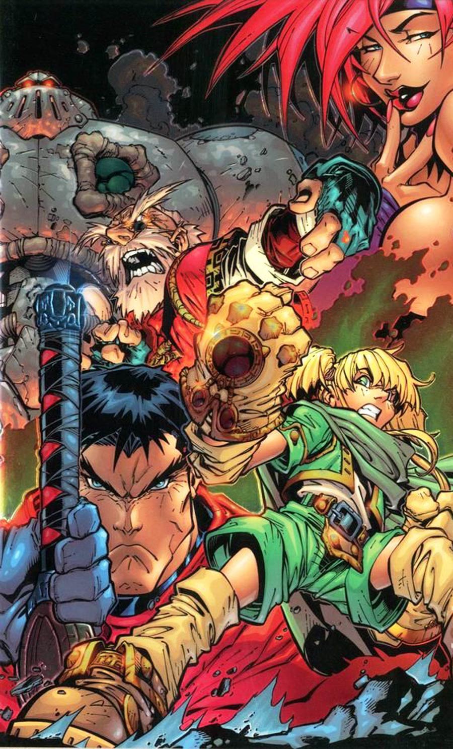 Battle Chasers #1 Cover D Chromium cover
