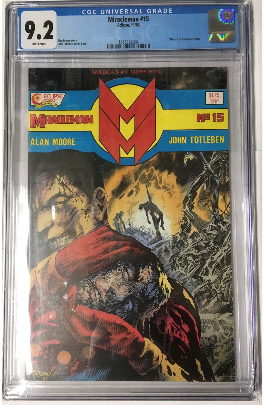 Miracleman #15 Cover B CGC 9.2