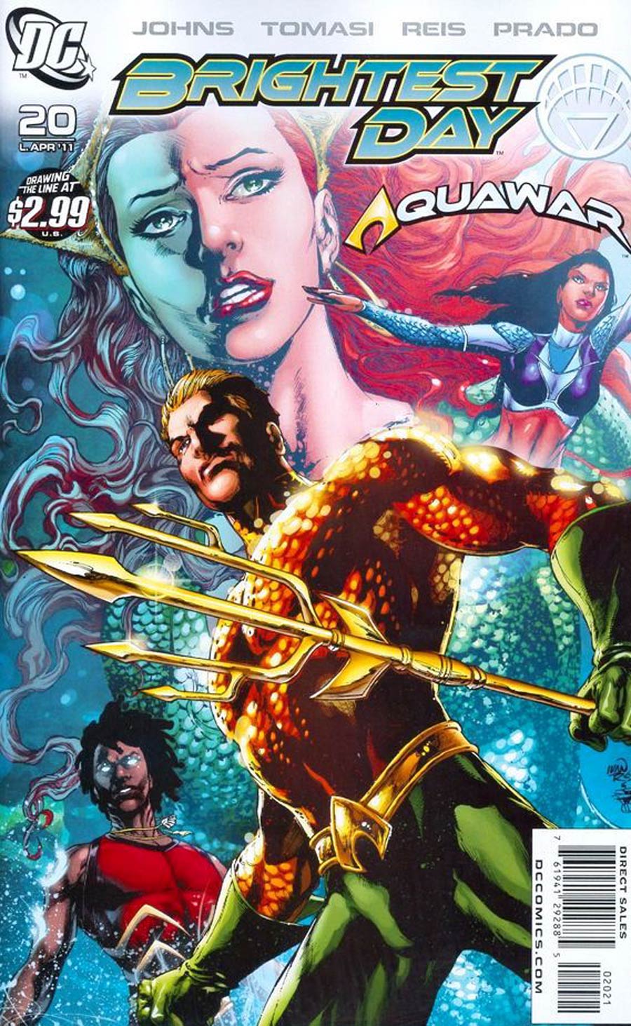 Brightest Day #20 Cover B Incentive Ivan Reis Variant Cover