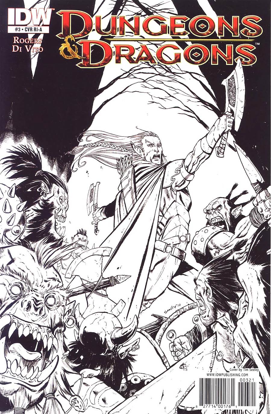 Dungeons & Dragons #3 Cover C Incentive Tim Seeley Sketch Cover