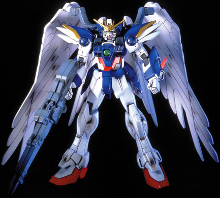 Gundam Wing Endless Waltz High Grade Fighting Action 1/144 Kit - EW-01 W-Gundam Zero Custom