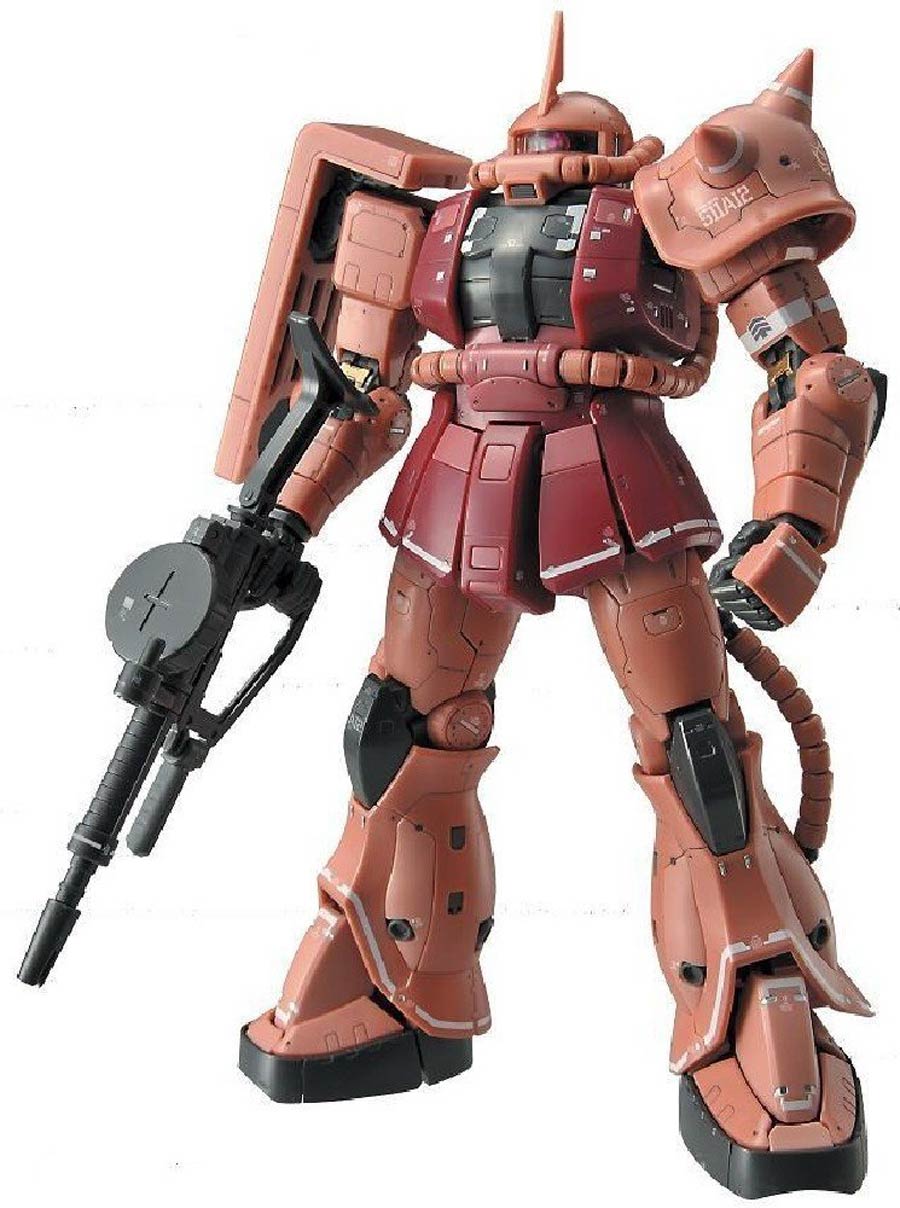 Gundam Real Grade 1/144 Kit #02 MS-06S Zaku II (Chars Zaku)