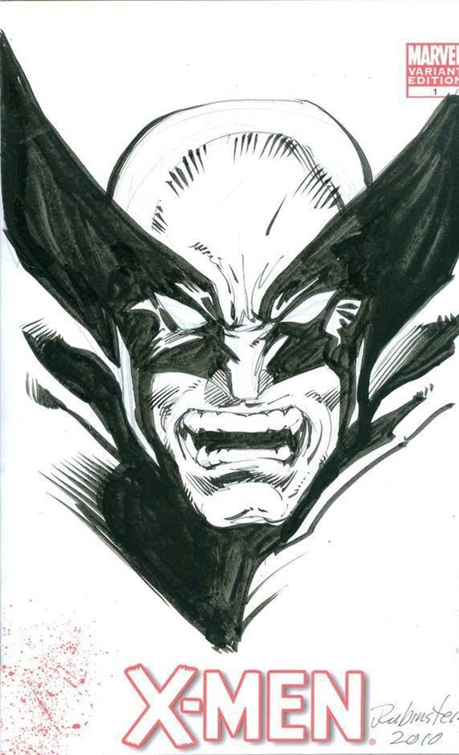 X-Men Vol 3 #1 Cover K DF Exclusive Wolverine Remark Edition By Joe Rubinstein