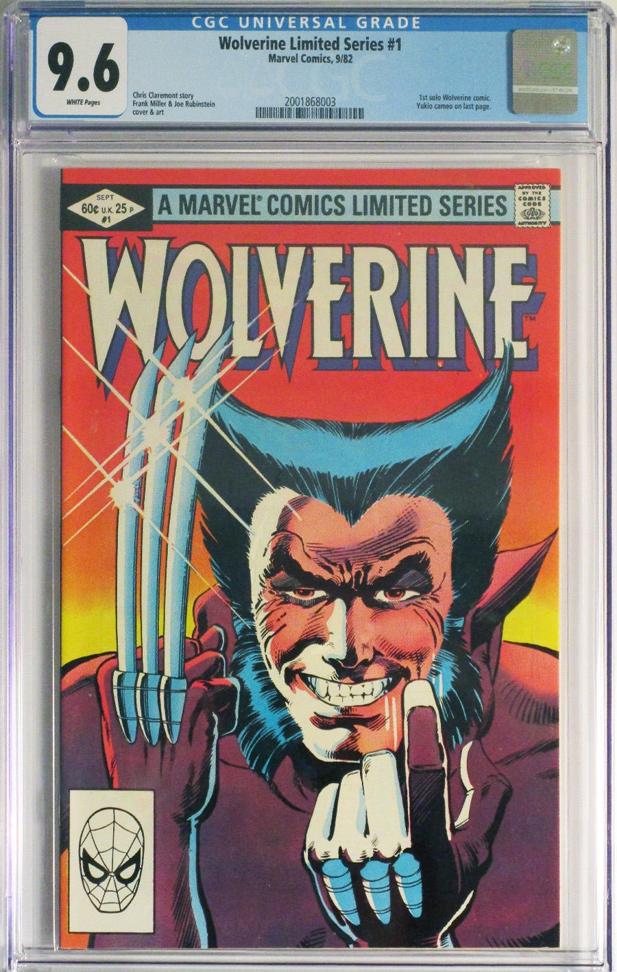 Wolverine #1 Cover E CGC 9.6