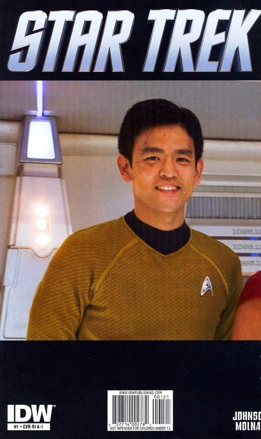 Star Trek (IDW) #1 Cover E Incentive Sulu Photo Variant Cover