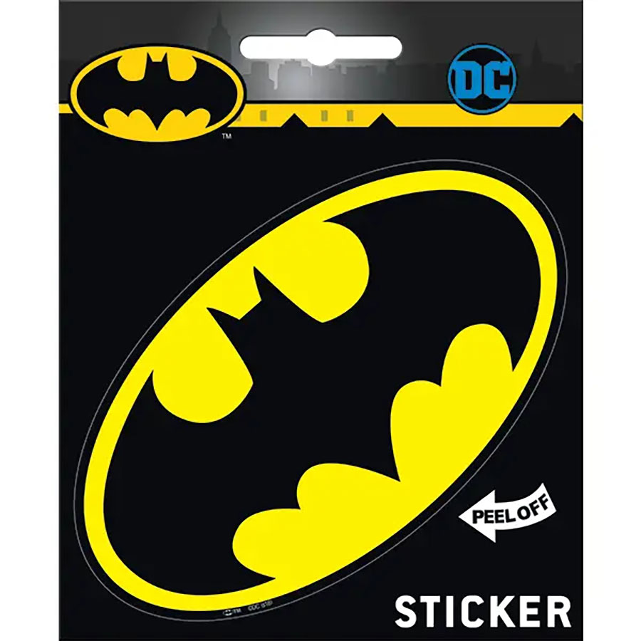 Batman Logo Oval Die-Cut Sticker (45157S)