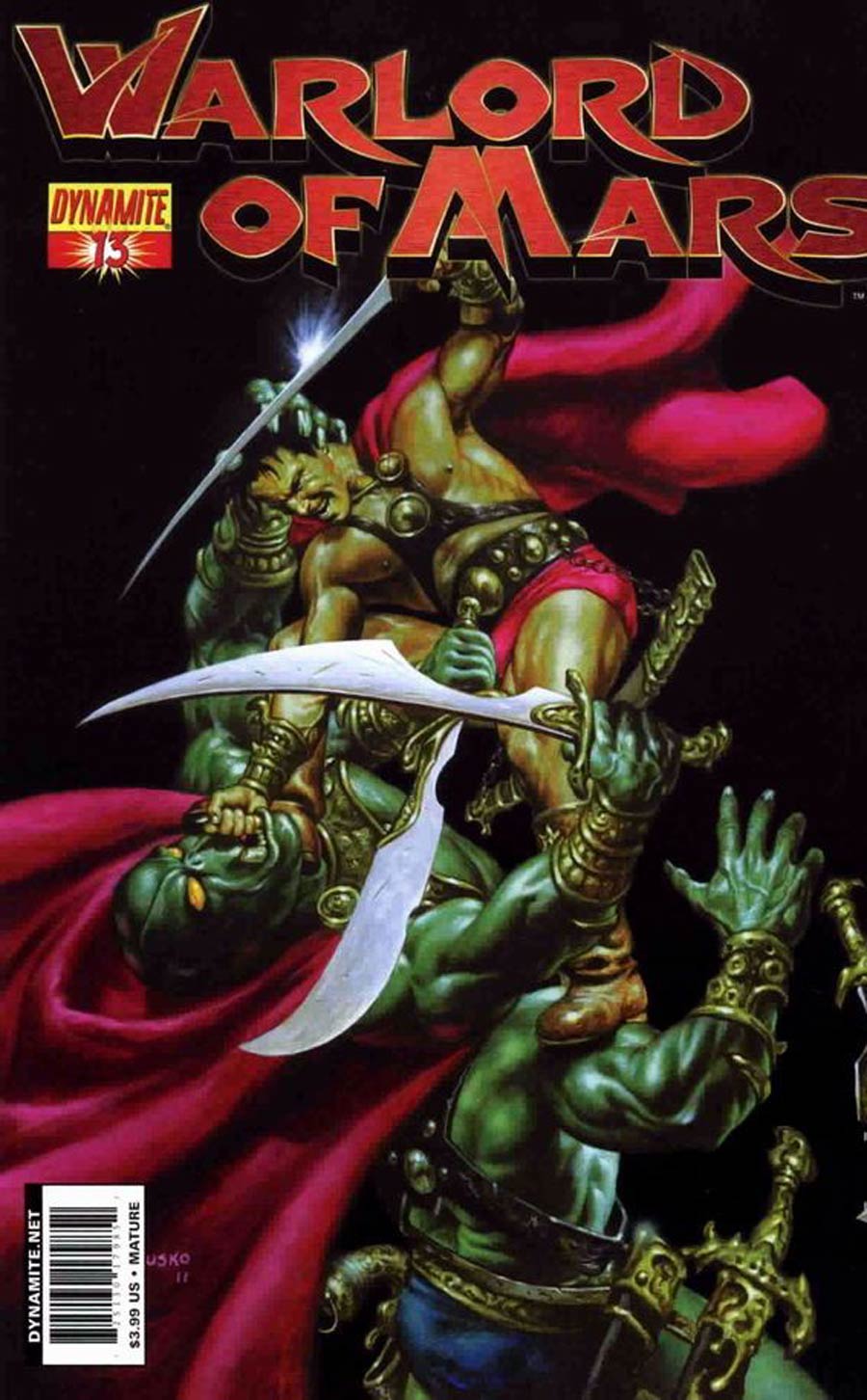 Warlord Of Mars #13 Cover A 1st Ptg Regular Joe Jusko Cover