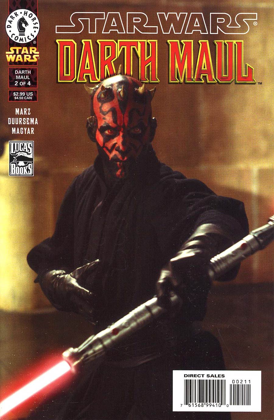 Star Wars Darth Maul (Dark Horse) #2 Cover B Photo Cover