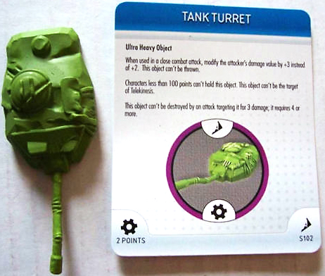 Marvel HeroClix Chaos War Tank 3D Object With Object Card
