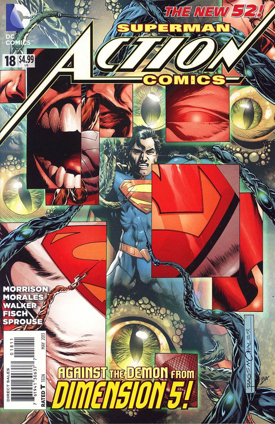Action Comics Vol 2 #18 Regular Rags Morales Cover
