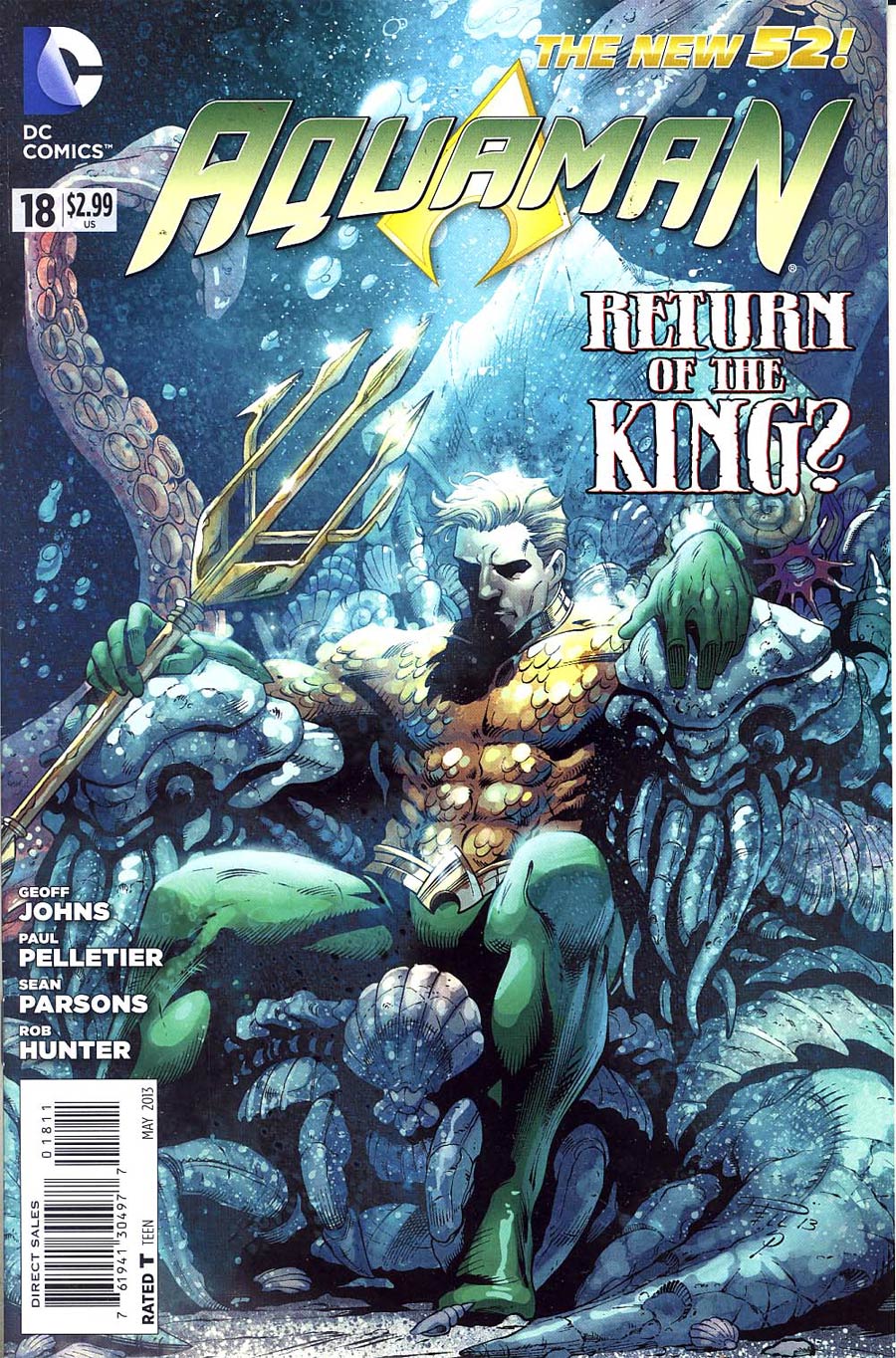 Aquaman Vol 5 #18 Regular Paul Pelletier Cover