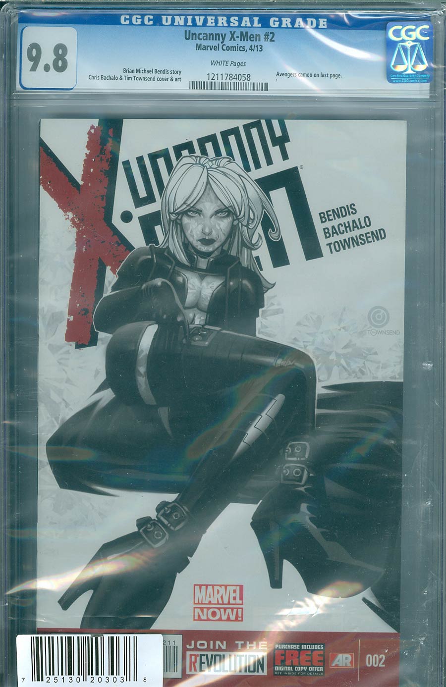 Uncanny X-Men Vol 3 #2 Cover C DF Regular Chris Bachalo Cover CGC 9.8